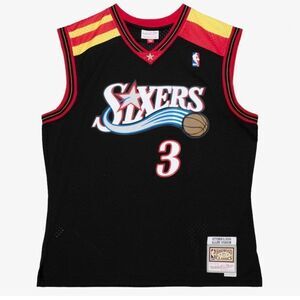 365 NWT Allen Iverson 1997-98 Sixers Hardwood Classics MEDIUM